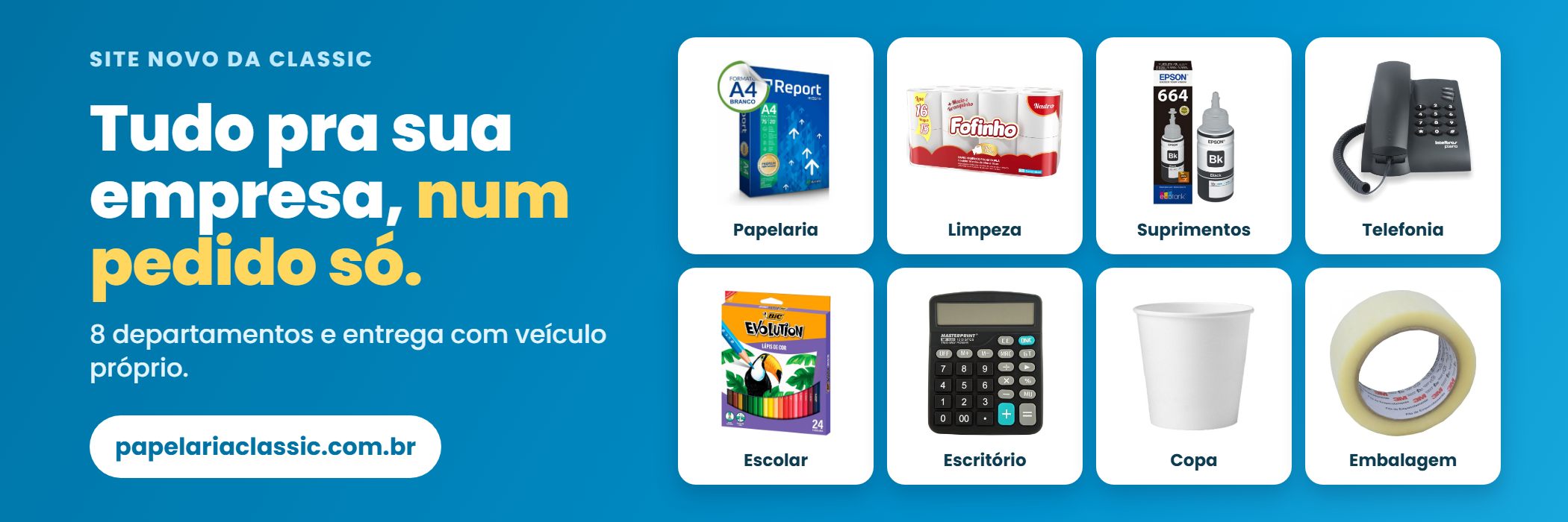Site novo - departamentos