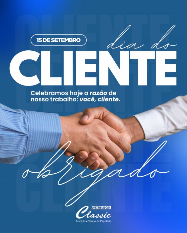 Aos clientes que confiam na Classic para abastecer suas empresas, aos que passam pela noss...
