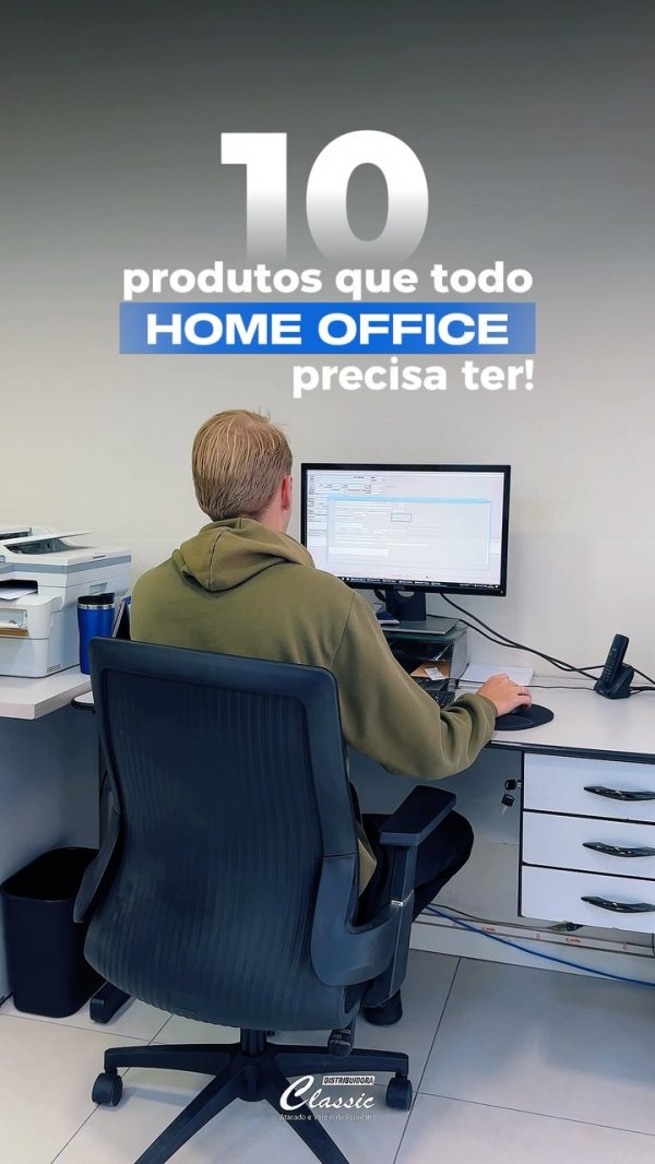 Quem trabalha em casa sabe que produtividade também depende de um ambiente organizado e be...