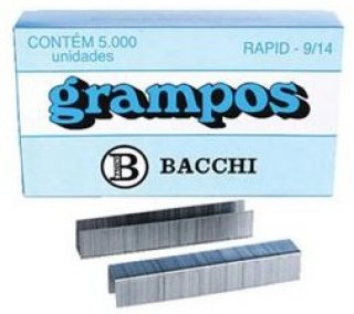 Grampo Bacchi 9/14 Cx/5000 - Ate 110Fls
