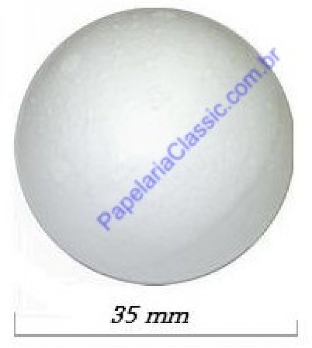 Bola Isopor 035Mm Maciça