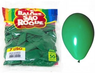 Balao Sao Roque  Verde Folha-Bandeira Escuro  7   Pct/50