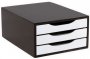 Arquivo/gaveteiro 3338 Mdf 3 Gav. Preto/br Souza