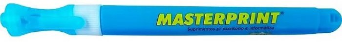 Caneta Lumicolor Masterprint Slim Azul MP614