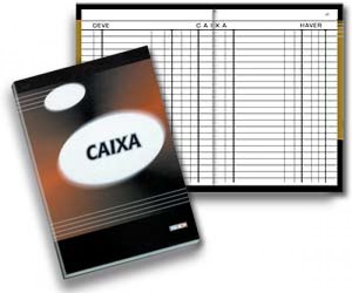Livro Caixa Pequeno 5150 Capa Dura 50FLS Sd