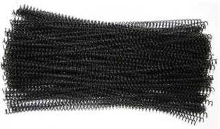 Espiral 07Mm Pct/100 - P/ 25Fls - Preto