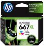 Cartucho HP 667XL 3YM80AB Color 8ML
