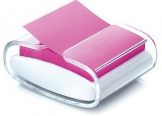 Suporte Porta Post-It 3M com 90FLS Rosa   223701