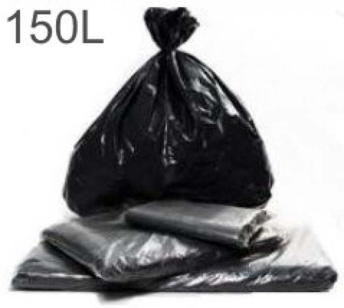 Saco Lixo 150L Preto *pct/100* 90X105 - 0,06 - Classic