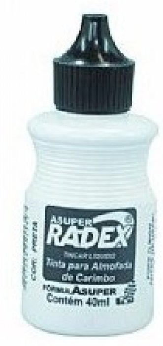 Tinta Carimbo *radex* Preto 40Ml  -  186