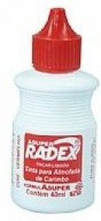 Tinta Carimbo *radex* Vermelha 40Ml -  189