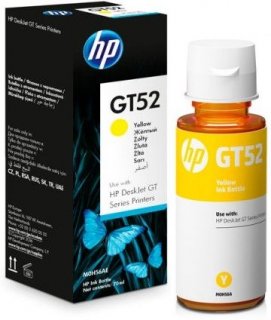 Cartucho Hp Gt52 M0H56Al 70Ml Garrafa Amarelo