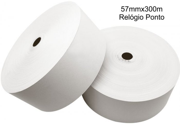 Bobina Termica Rel.Ponto 57X300 Branca - Unid - Rio Branco 45000112