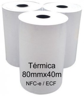 Bobina Termica 80X40M *branca - Unid - Job