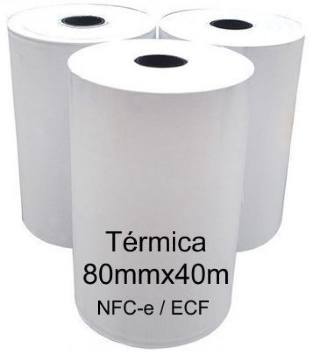 Bobina Termica 80X40M *Branca - Unid - Job