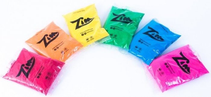 Tinta Zim em Po Amar/Azul/Rosa/Verm