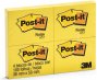 Post-It **3M** Amarelo 38X50 100FLS  PCT/4