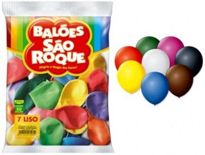 Balao Sao Roque Sortido 7 PCT/50