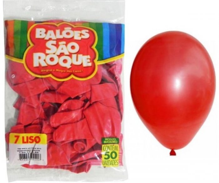 Balao Sao Roque  Vermelho Quente 7   PCT/50