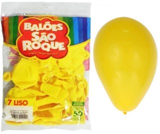 Balao Sao Roque  Amarelo Citrino  7   Pct/50