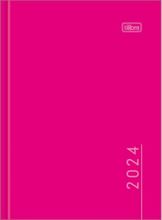 Agenda 2025 Tilibra Pepper Rosa Costurada 17X13