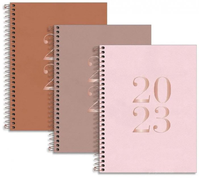 Agenda 2023 Tilibra Vanilla Espiral Diaria 176FLS 17X24
