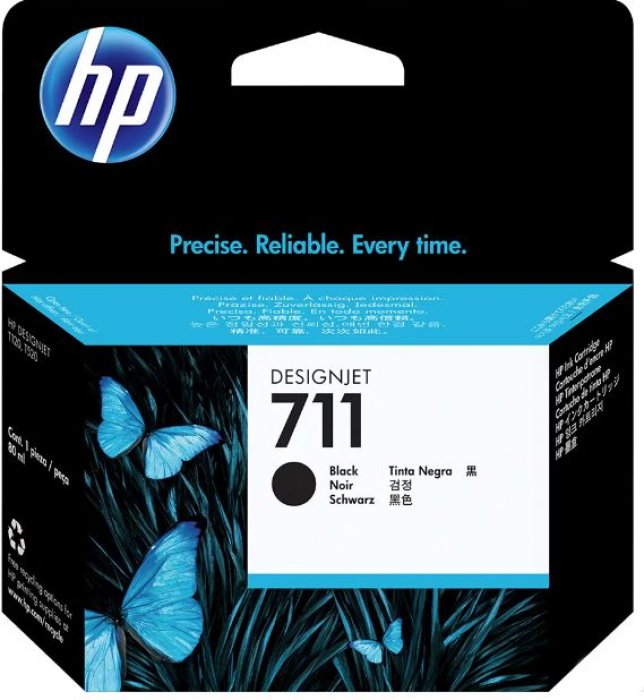 Cartucho HP 711 CZ133AB 80ML Preto