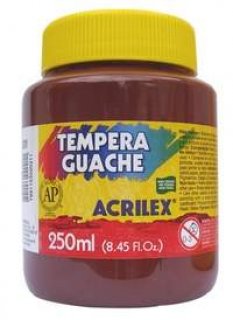 Guache *acrilex 250Grs Marrom Ref.531