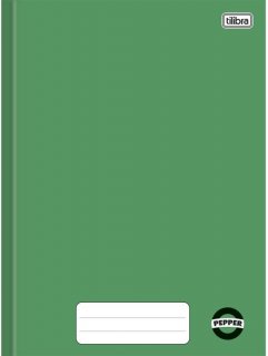 Caderno Cd Univ Cost 80 Fls *verde Pepper Tilibra