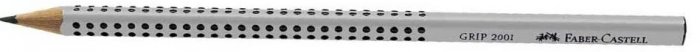 Lapis Preto Faber Eco Grip 2001 N2B - Cinza/Roxo - Triangular