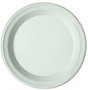 Prato Descartavel Raso Branco 21CM Medio/Grande - PCT/10