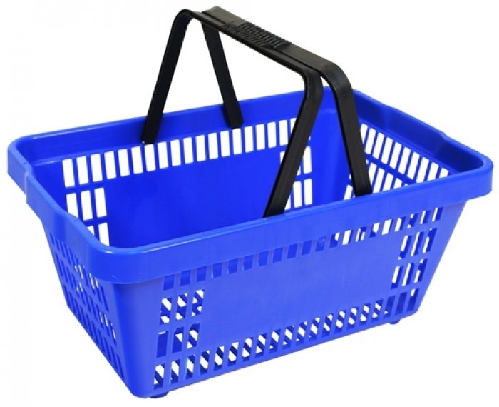Cesta Plastica 16L Mercado com Alça Plasnew