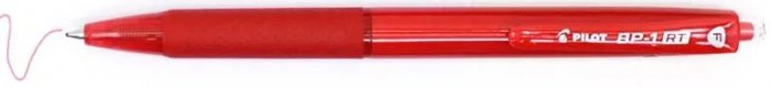 Caneta Pilot Bp-1 Retratil 0.7 Fina Vermelha