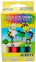 Cola Colorida C/4 Cores Acrilex 2604