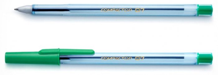 Caneta 07 Compactor Verde