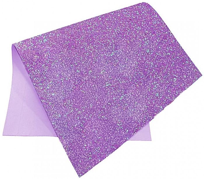 EVA  Folha  *Estampa Gliter Roxo Neon/Lilas 9613