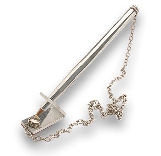 Caneta Fixa de Balcao Metal C/corrente - Suporte V