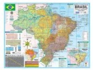 Mapa do Brasil Periodico 120X90Cm