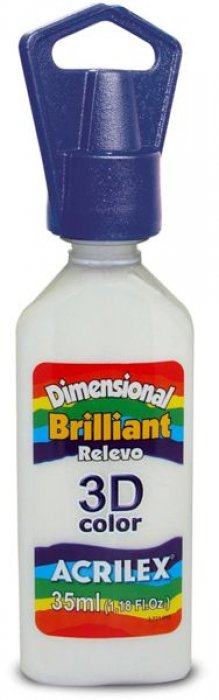 Tinta Dimensional **Brilliant Branco**519 Acrilex