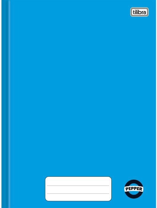 Caderno Cd Univ Cost 80 Fls *azul Pepper  Tilibra