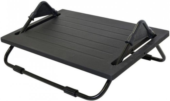 Suporte Apoio Pes Multivisao MDF/Metal Preto 427-Pr Norma.NR17
