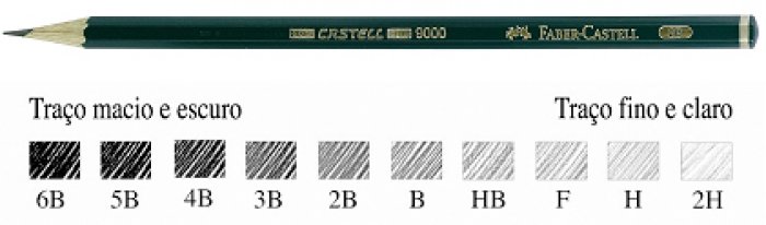 Lapis Preto Desenho Regent 9000-8B - Faber