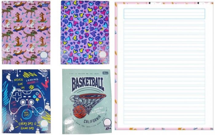 Caderno CD Caligrafia 187X245 40FLS Cost D+ Sortido Tilibra