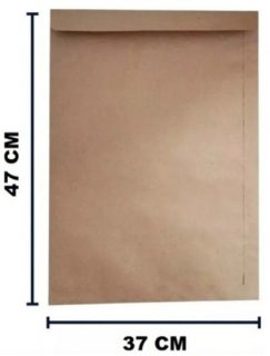 Envelope Kraft Natural 370X470 Saco