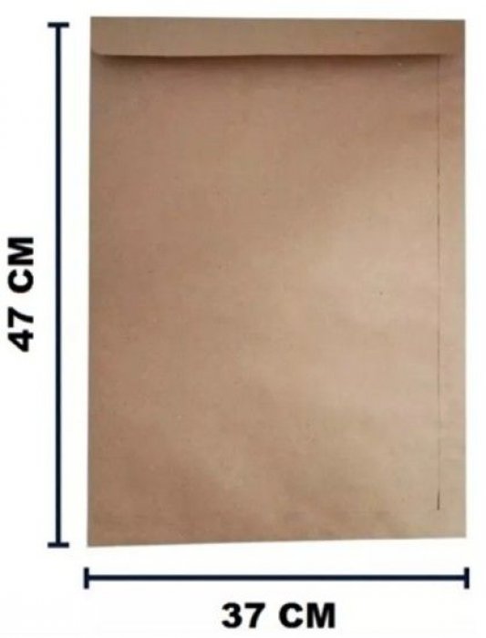 Envelope Kraft Natural 370X470 Saco