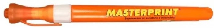 Caneta Lumicolor Masterprint Slim Laranja MP614
