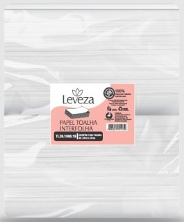 Papel Toalha Interf. *Extra Luxo* Leveza 18GR 20X20 1000FLS Psa