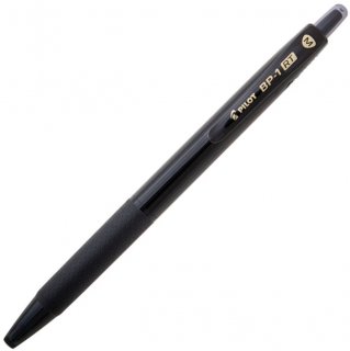 Caneta Pilot Bp-1 Retratil 1.0 Media Preta