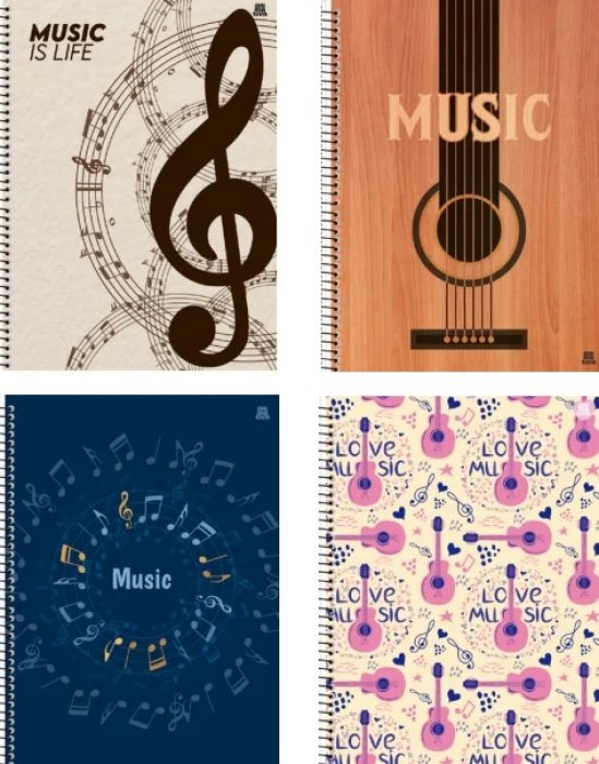 Caderno CD Univ Musica 80 FLS Animativa 10391