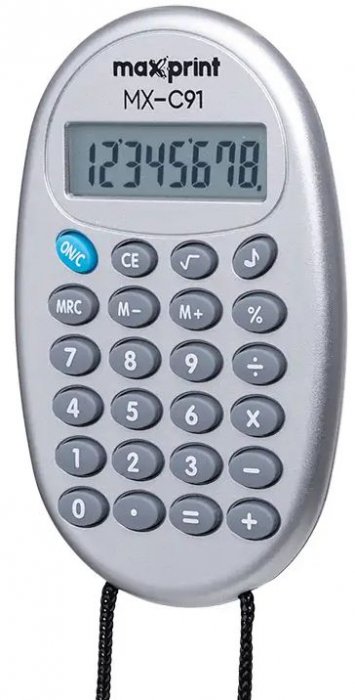Calculadora Maxprint C/Cordao MXC91 8 Dig.Bolso 75000037
